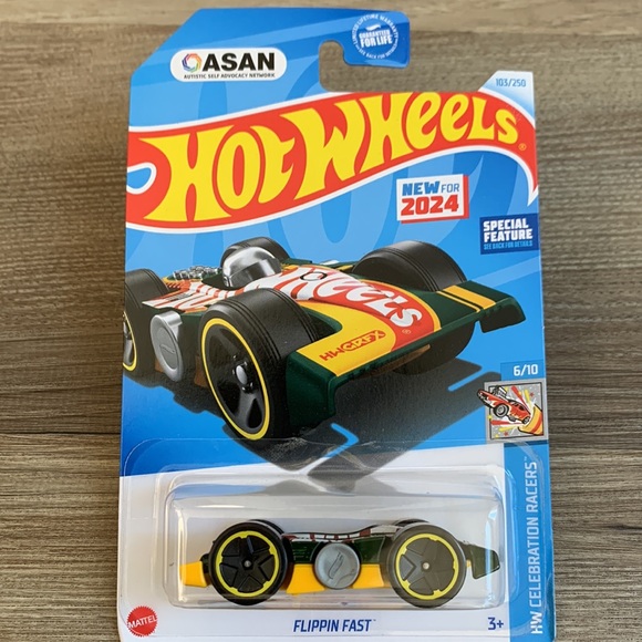 Hot Wheels Flippin Fast HW Celebration Racers Car Hotwheels Mattel New 2024 Asan - Picture 5 of 5